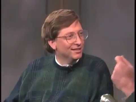 Bill Gates trying to explain ‘The Internet’ to David Letterman in 1995
