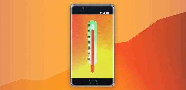 Additional Image Phone With Thermometer - sạc điện thoại
