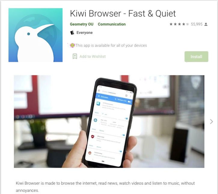 Kiwi Browser for Android