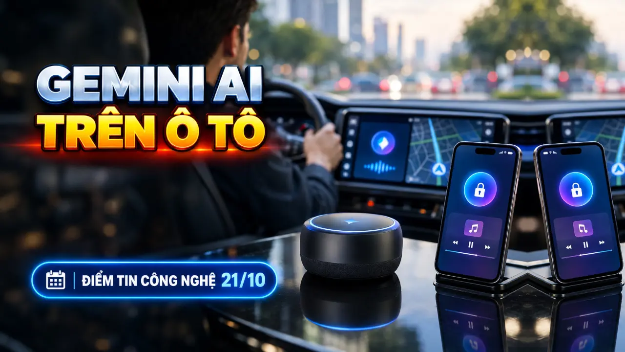 Điểm tin công nghệ - Điểm tin công nghệ 21/10: Gemini sắp hỗ trợ tra cứu thông tin cá nhân ngay trên xe