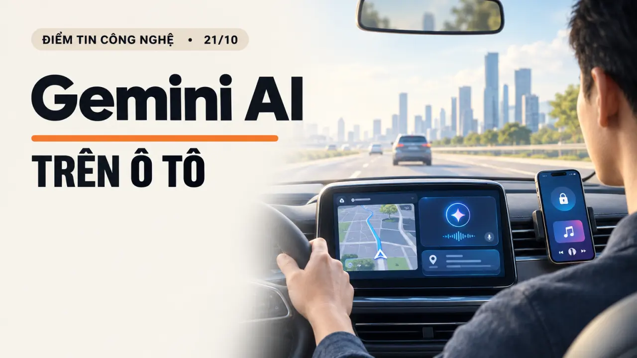 Điểm tin công nghệ - Gemini sắp hỗ trợ tra cứu thông tin cá nhân ngay trên xe | ĐTCN 21/10