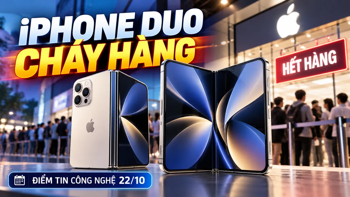 Điểm tin công nghệ 22/10: IPhone Duo cháy hàng tại Việt Nam, Freckle Phone kéo trẻ rời màn hình