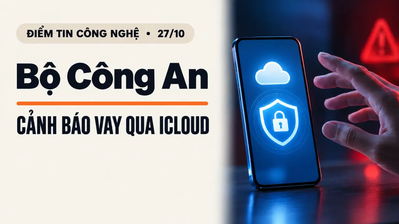 lừa đảo iCloud, cảnh báo vay qua iCloud, Siri ghi nhớ hội thoại, Galaxy A Quick Share - Lừa đảo iCloud, Siri nhớ hội thoại, Galaxy A chia sẻ tệp với iPhone | ĐTCN 27/10